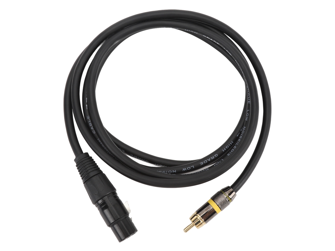 Cable XLR hembra a macho 2 m para micrófono y altavoces | S/MARCA