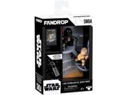 Figurine Fandrop X Star Wars Luke Vs Dark Vador Vitrine Com Cena Culta Mini Pôster 18 Cm