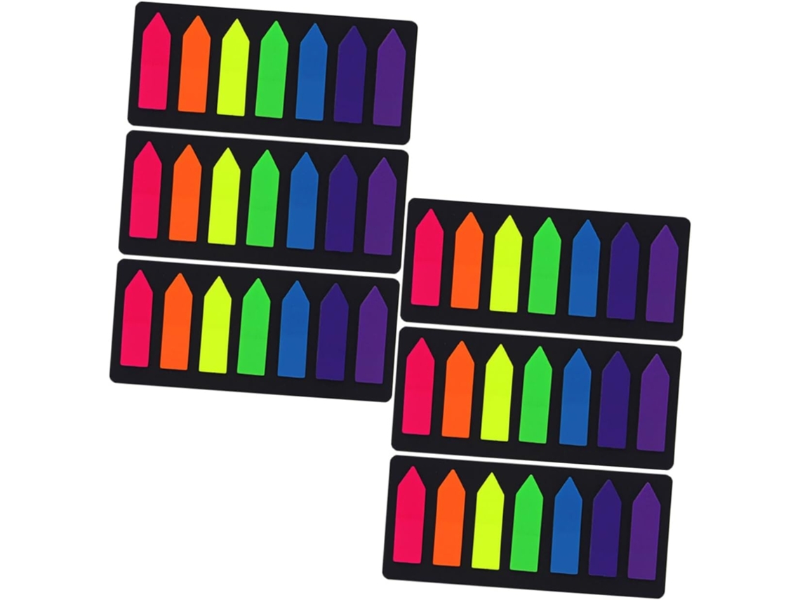 Sets Notas Autocolantes Coloridos Com Instruções De Marqués Bloco Adesivos Automáticos Para Escolas E
