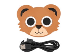 Carregador Sem Fio Rápido EOOCOO (design de Urso, Universal)