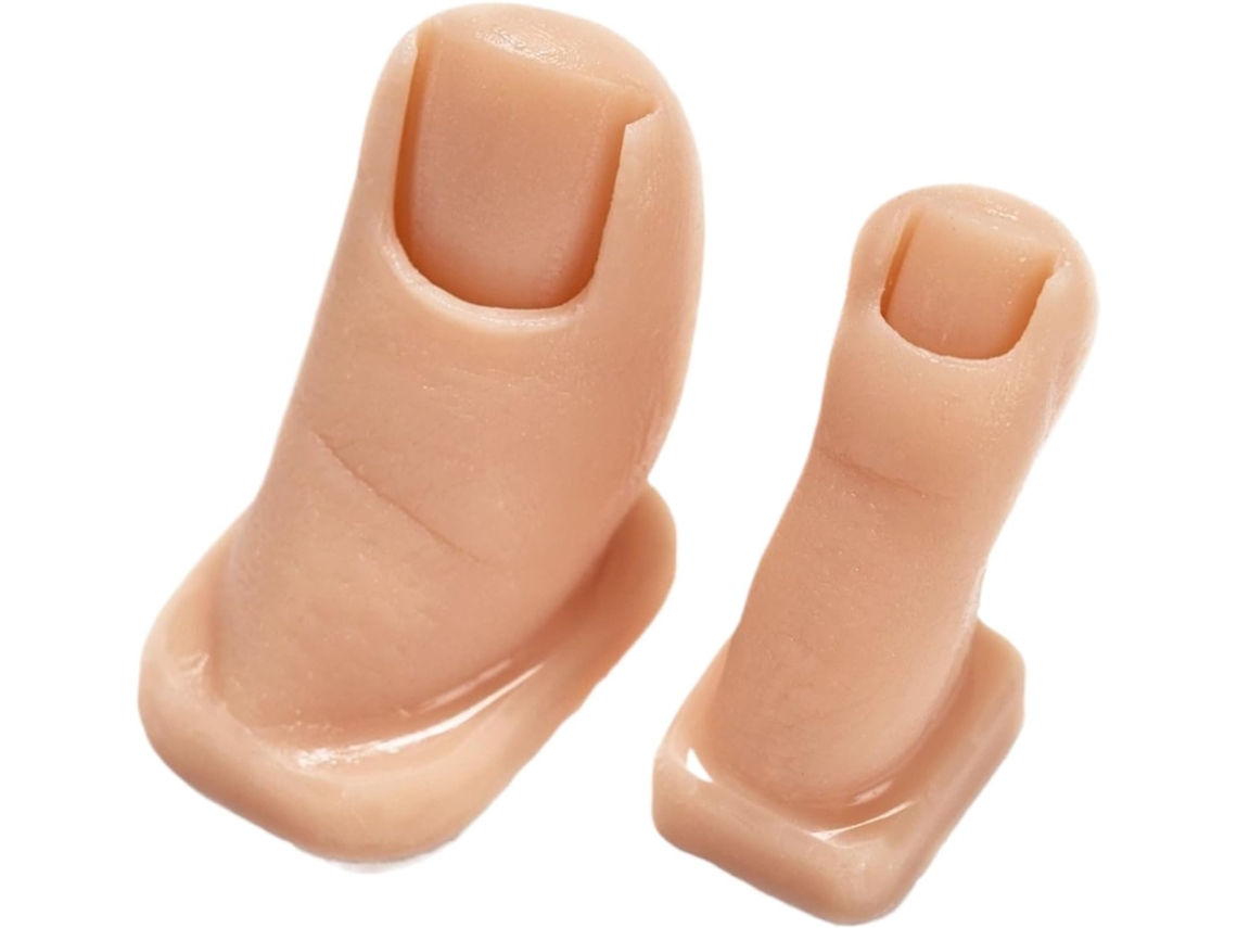 Unha De Silicone Para Os Pés - Modelo Macio E Realista