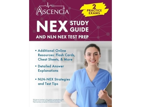 Livro NEX Study Guide 2 Practice Exams and NLN NEX Test Prep de Jeremy Downs (Inglês)