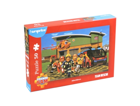 Puzzle 50 Pcs Fireman Sam Team Rescue