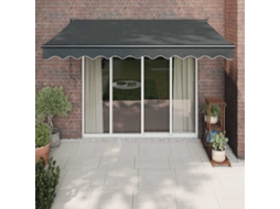Vidaxl Toldo Retrátil Automático 3,5x2,5 M Antracite