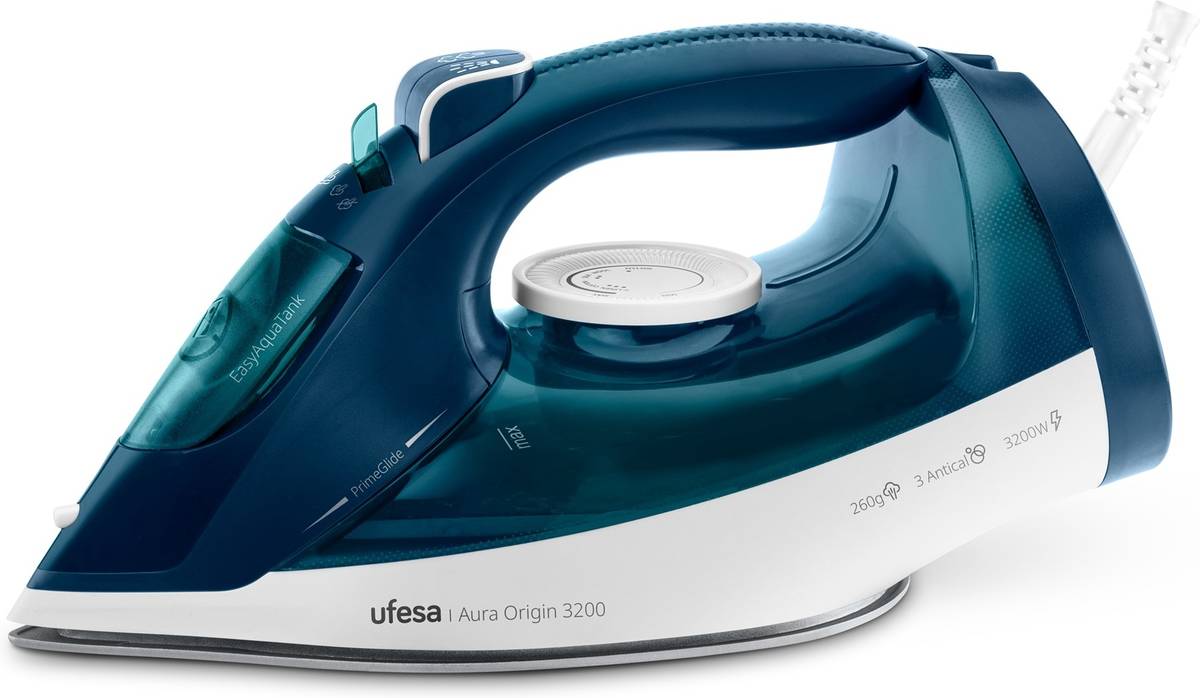 Ferro UFESA Aura Origin 3200 W (Jato de Vapor: 50 g/min - Base Cerâmica)