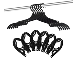 Conjunto de 12 Cabides Viagem, Cabides Portáteis e Dobráveis​​ para Roupas, Zqkla BRILVIBERA