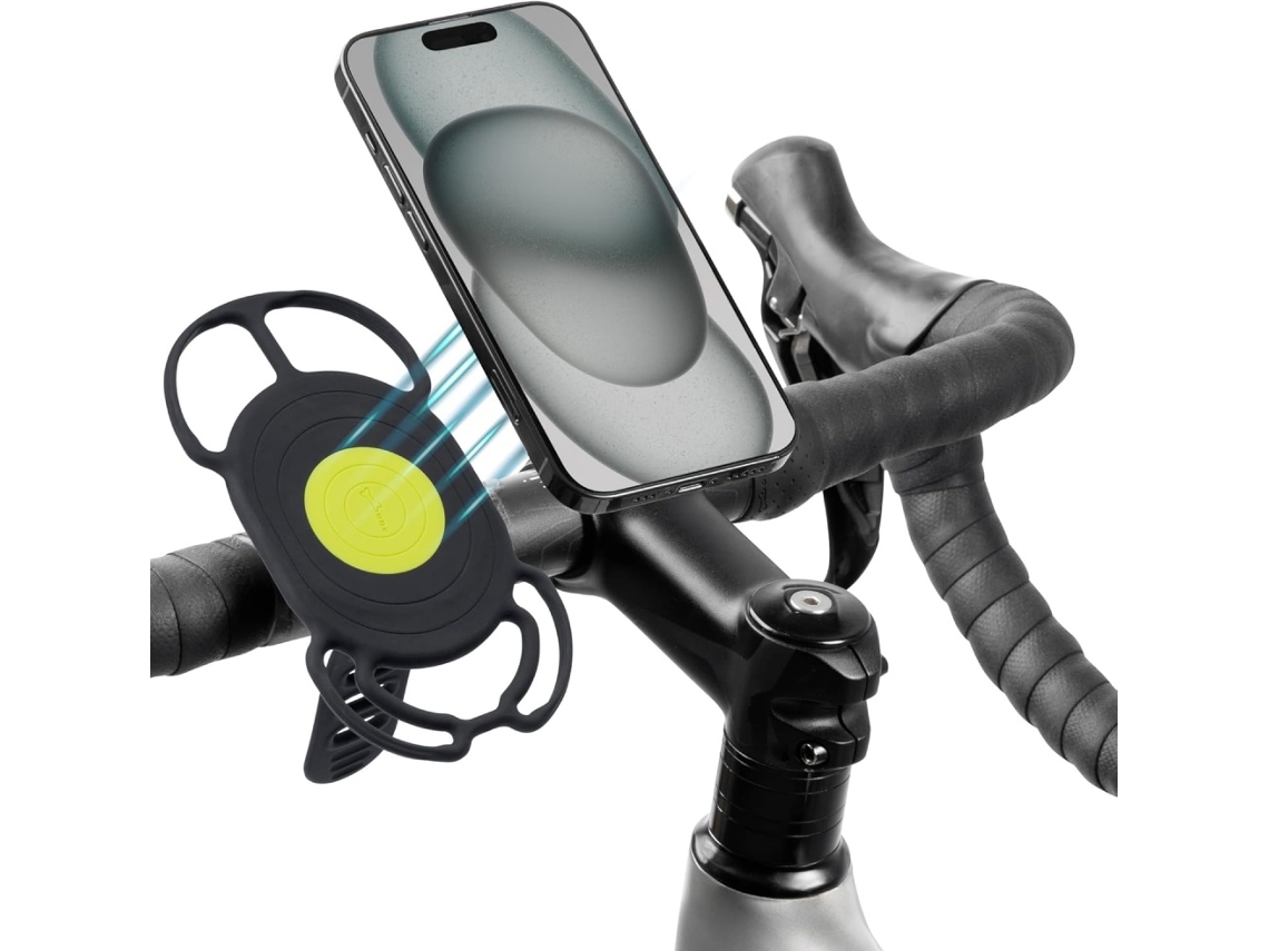 Lurelia Suporte Para Telemóvel De Bicicleta E Bicicleta Estática, Anti-impacto, Em Silicone, Para 4,7 A 7,2 Polegadas