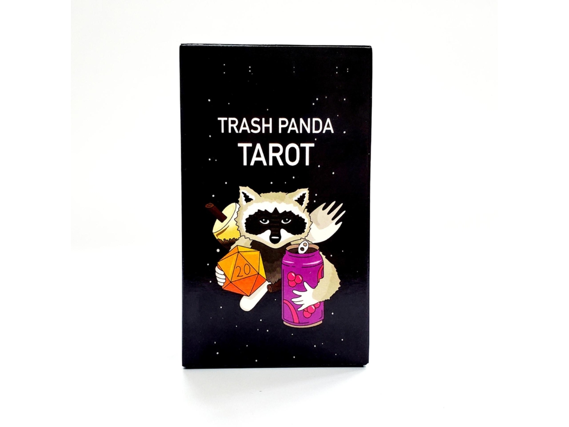 Novos Designs De Cartas De Tarô Com Guaxinins, Tamanho 12x7, Para 2024.
