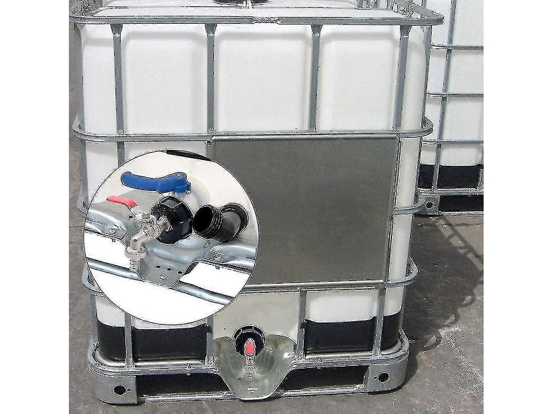 Torneira Do Tanque De Coleta De Água, 1000l Ibc Adapter Ibc Tank Adapter S60x6 Tank Adapter Para Torneira De Jardim De Latão Xrr Jwb Hengjian