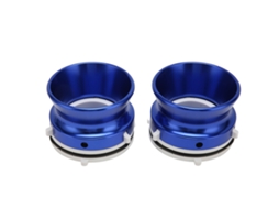 2pcs Adaptadores Hub Nab Alumínio Polido 10 Polegadas para Studer Revox Akai Teac