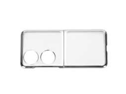 Aetheria capa de Proteção para Huawei P50 Pocket de Pc Eletroplatado Prata Capa de Telefone Móvel Dobrável