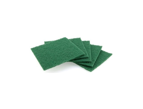 Conjunto De 5 Esfregões De Fibra Abrasiva 15x13,5x0,5 Cm Scoa