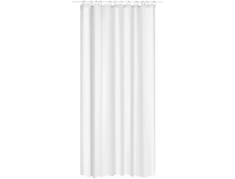 CORTINA PARA CASA DE BANHO GAMA BÁSICA BRANCA 180X200CM