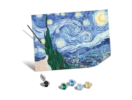 Ravensburger Creart Serie Premium B Van Gogh Pintar Por Números Kit Con Marco 23915 P25ravensburger