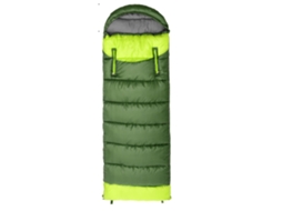 Saco de Dormir com Zíper para Braços Verde L