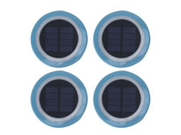 2026 4 Peças de Luzes Flutuantes Solares Impermeáveis Led para Piscina e Paisagem Exterior