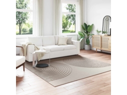 Vidaxl Tapete Interno Galati Bege 240 X 240 Cm Poliéster