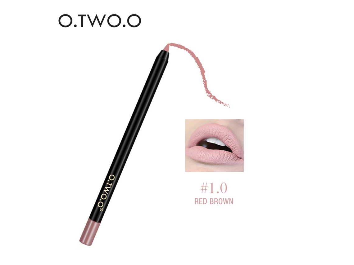 Lápiz Labial Mate Cremoso Largo Duración Impermeable Maquillaje Cosmético Labial 10