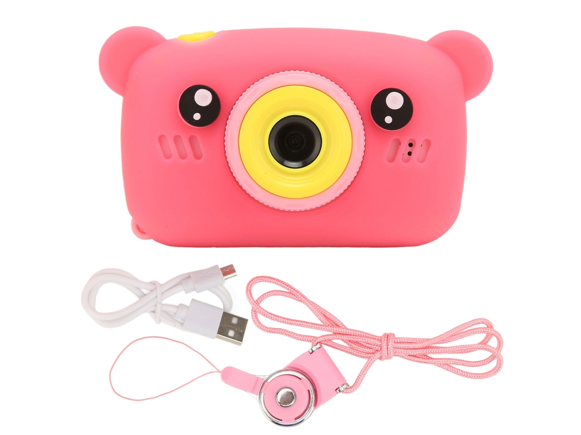 Câmera Infantil LAXISCREED Hd Duas Câmeras Rosa
