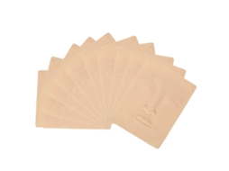 10pcs Pele De Prática De Tatuagem Facial 3d Em Silicone Para Microblading E Eyelid Duplo