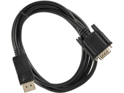 Cabo Displayport Vga De 1, 8 M Para Monitor E Projetor, Transmissão Hd Estável E Conexão Fácil Para Computador Desktop. Cabo Displaypor Gokoco