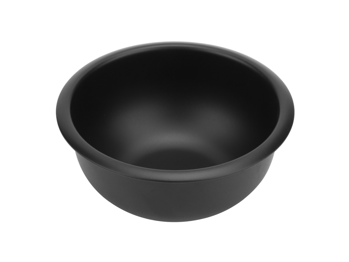 Bacia De Barbear Para Homem Com Espuma, Bacia De Sabonete De Barbear Portátil Espessada Em Ferroaleio Preto