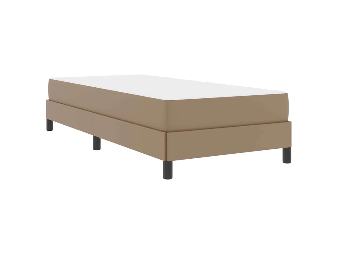 Conjunto 1 Estrutura Da Cama Vidaxl Castanho Tecido (100 X 200 Cm)