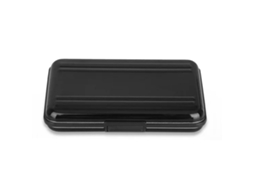 Memory Card Storage Box Hard Wearing Anti Scratch Waterproof Aluminum Storage Card Carrying Case Black LAXISCREED