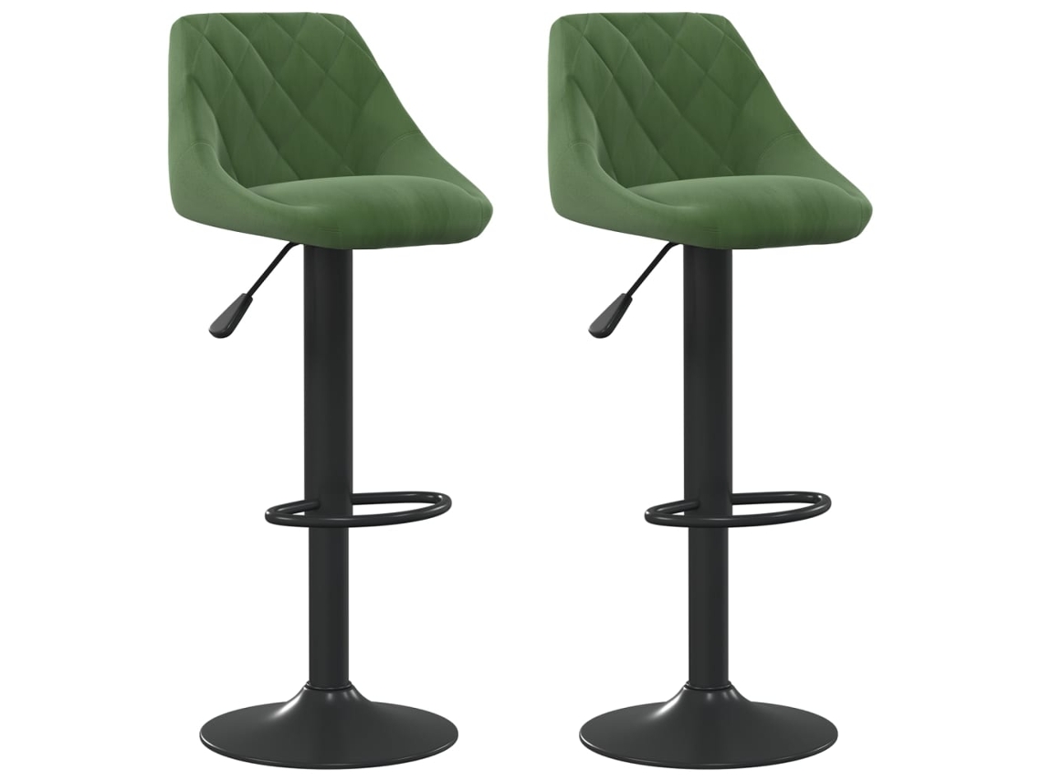 Bar Stool, Bar Stools Vidaxl Verde Veludo (n/a)