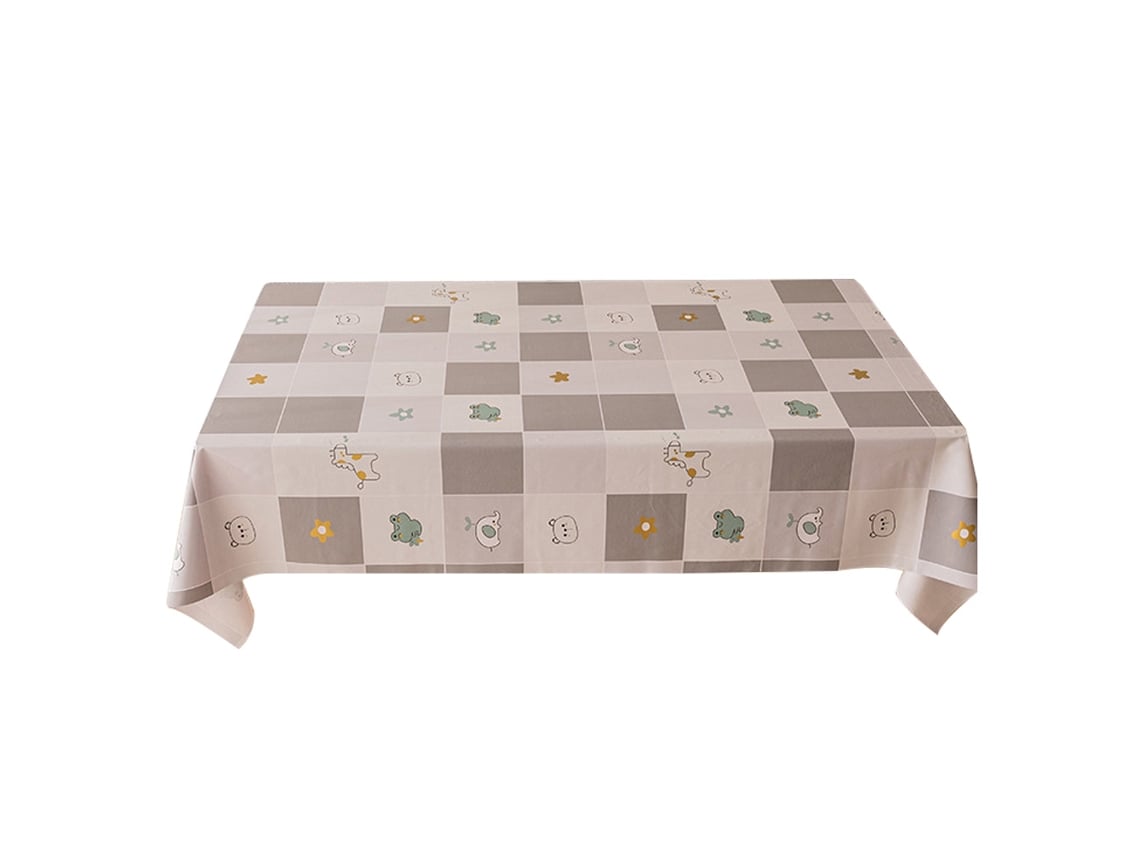 Toalha de Mesa Infantil À Prova D'Água e À Prova de Óleo dos Desenhos Animados Toalha de Mesa Retangular em Pvc Estilo3