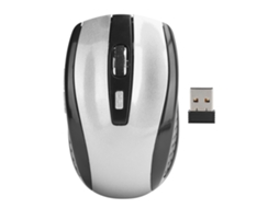 Aetheria mouse Sem Fio Óptico para Laptop com Dpi Ajustável 250hz 1600dpi Design Ergonômico Prata