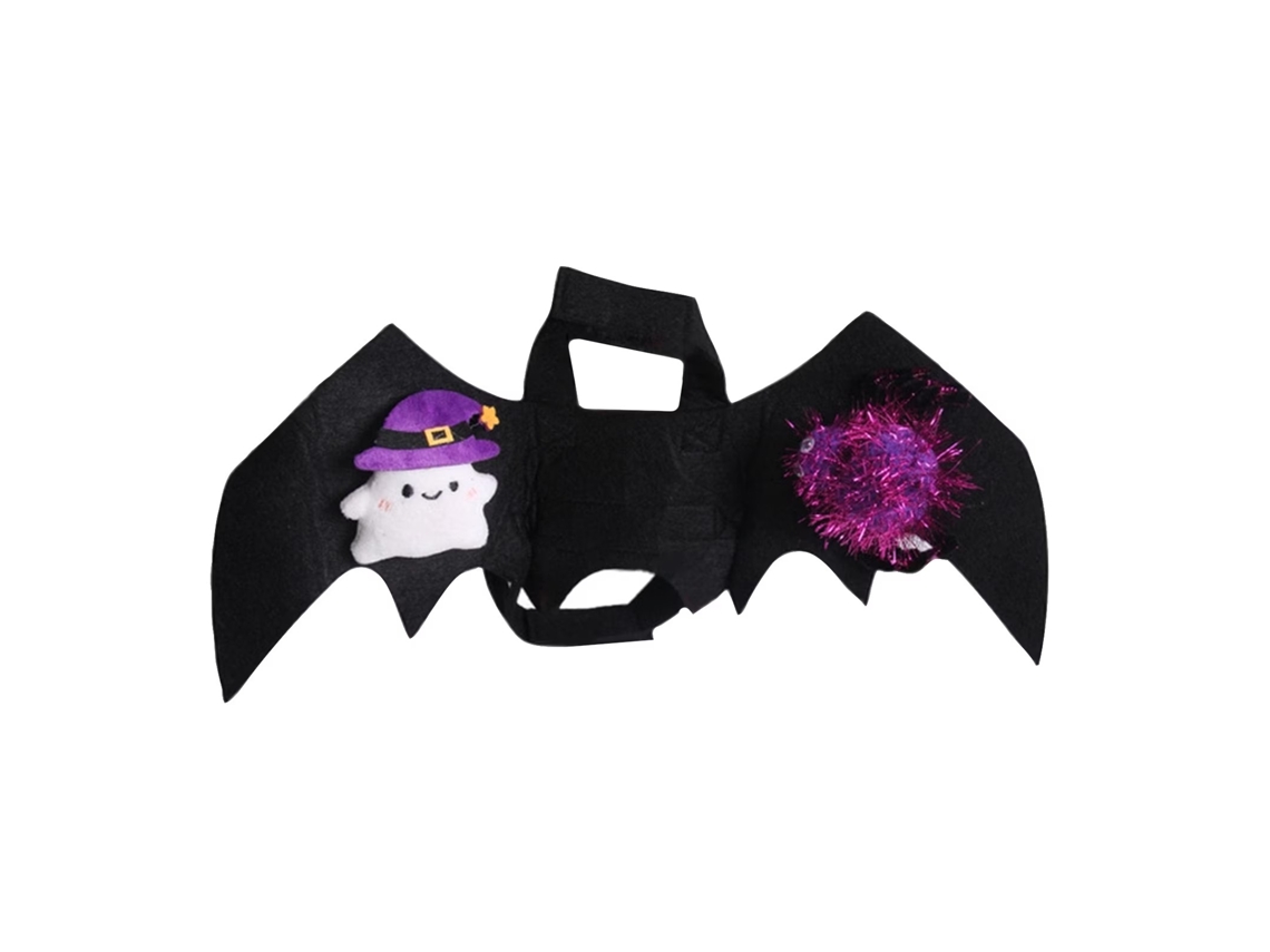 Fato De Halloween - Morcego - Preto