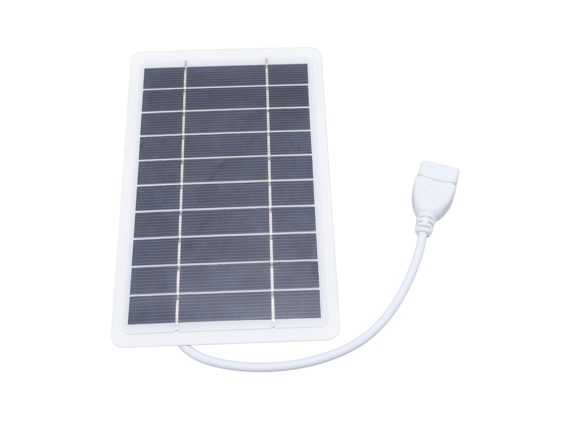 Carregador Solar Portátil Com 2 Saídas Usb