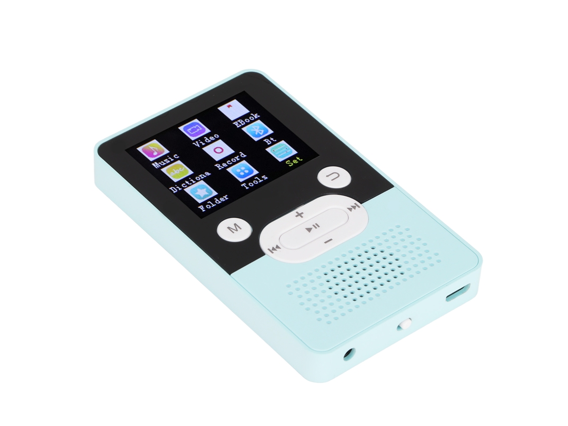 Leitor Mp3/mp4 Bluetooth Yizhood T9 1.8inch Qualidade De Som Hd 8gb (azul