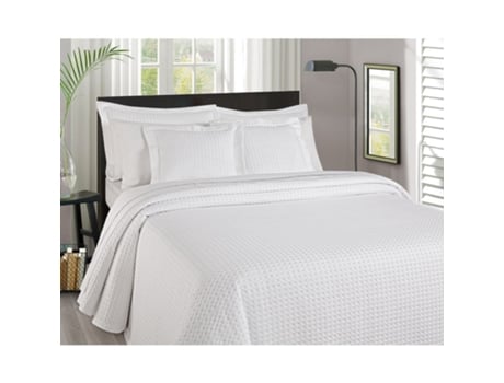 Colcha Favao 280x270 Branco