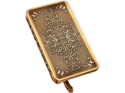 Suporte De Papel Higiênico Parede Villcase Em Alumínio Dourado Com Prateleira, Fácil Instalação Para Banheiro