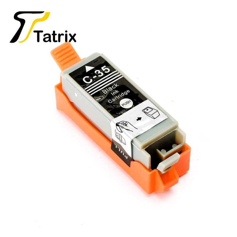 4 Tinteiros De Substituição Cli-36 Para Impressoras Cli-36 Cli36 Pgi35 C-35 C-36 Canon 35 Cnaon 36 Canon Pixma Ip100 Ip100b Ip100v Tr150