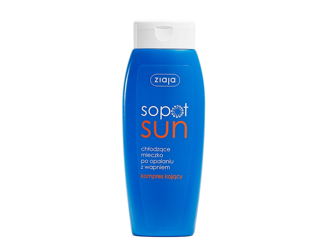Sopot Sun, Loção Pós Sol Com Cálcio Refrescante, 200ml Ziaja