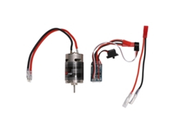 Kit Motor De Escova Rc 28t 390 Com Esc De 30a E Cabo Adaptador Para Carro E Barco Rc 1/16 1/18