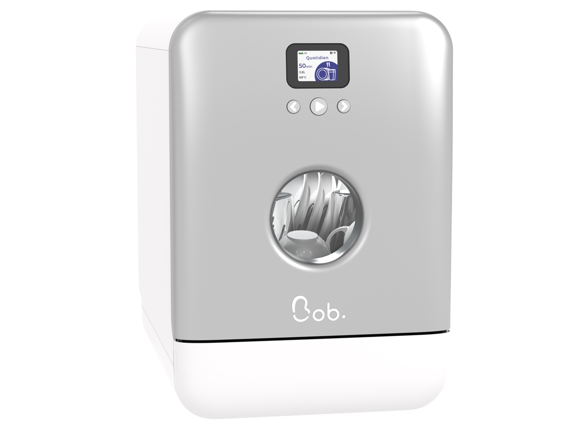 Máquina de Lavar Louça Compacta BOB White Silver Grey Da Daan Tech
