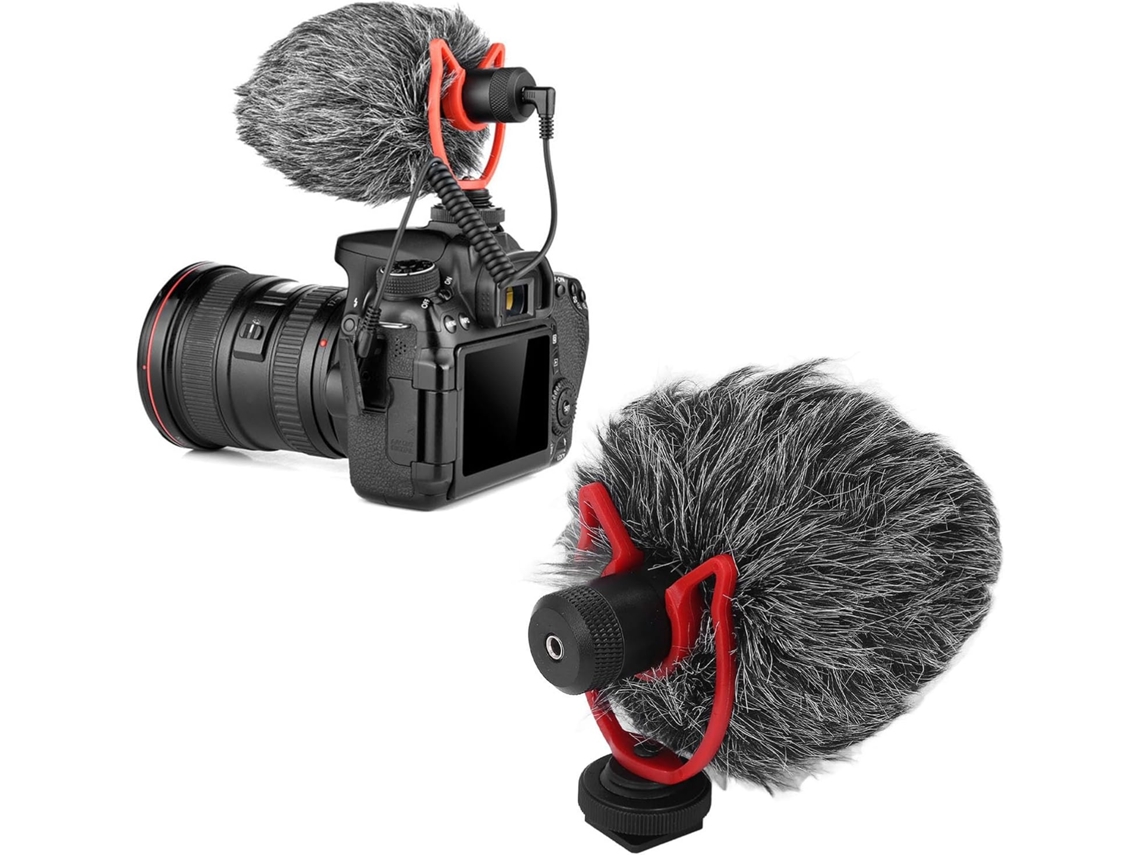 Microfone Para Câmera De Vídeo, Microfone Condensador Usb Com Cancelamento