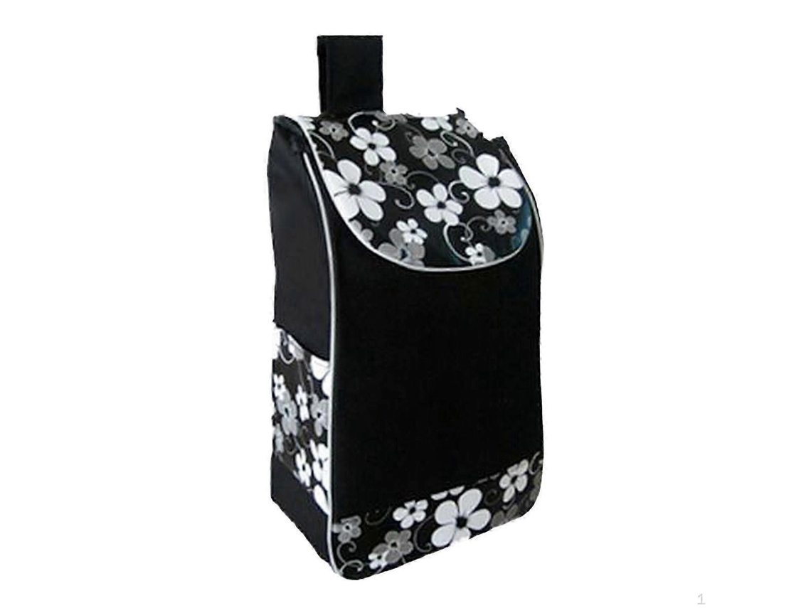 Sacola de Compras Dobrável e Impermeável para Carrinho de Compras, Resistente e Feita de Tecido Oxford. GOKOCO