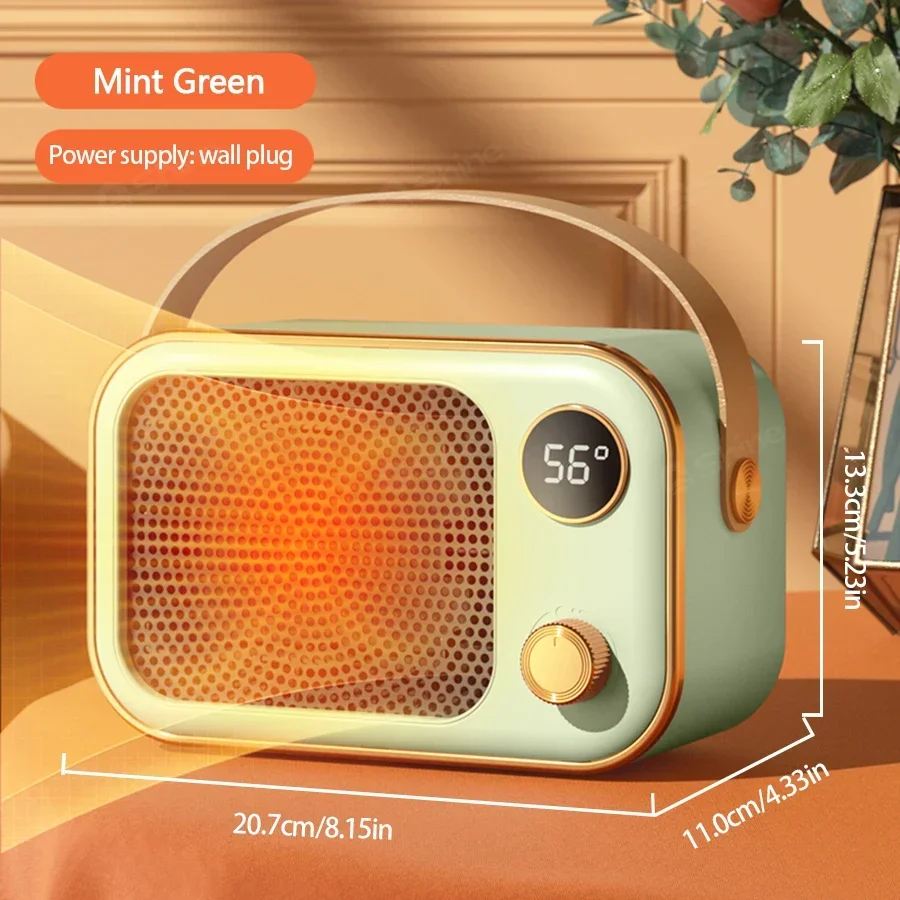 Ventilador de Pescoço com Visor Led, Bateria 1200mah, 5 Velocidades | MDUG