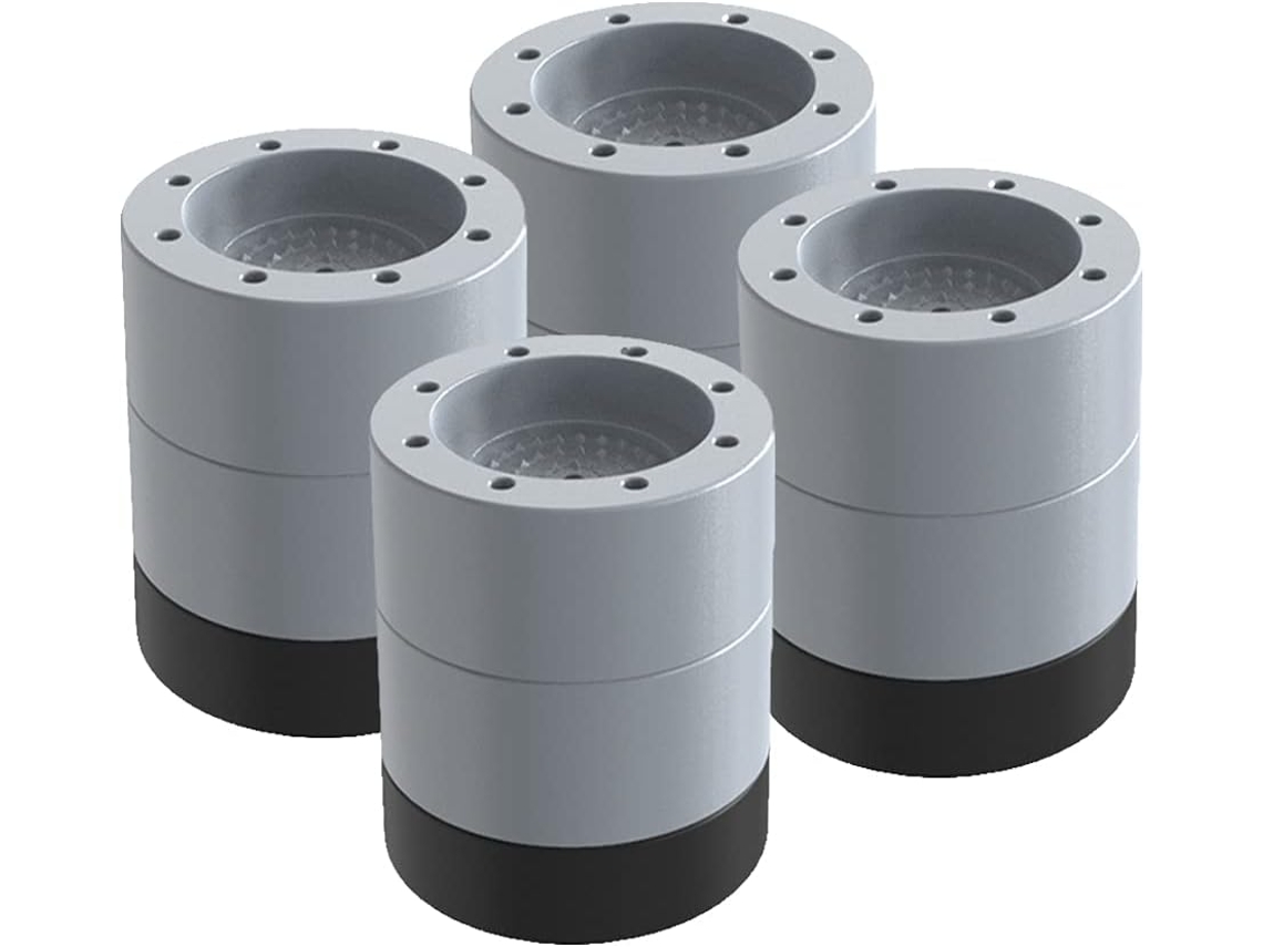Conjunto de 4 Amortecedores Vibração para Máquina de Lavar Roupa, Amortecedores Universais de 6 Cm BRILVIBERA