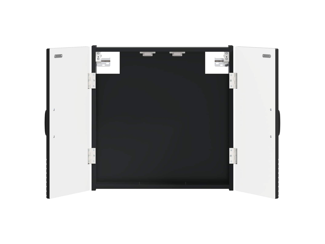 Vidaxl Armário Para Dartboard Utrecht Preto 52,5 X 10,5 X 53,5 Cm