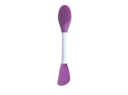 Pincel E Aplicador De Máscara Facial De Dois Pontos Roxo Escuro