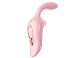 Vibrador de Sucção 3 em 1 com 10 Velocidades para Mulheres Rosa YIZHOOD