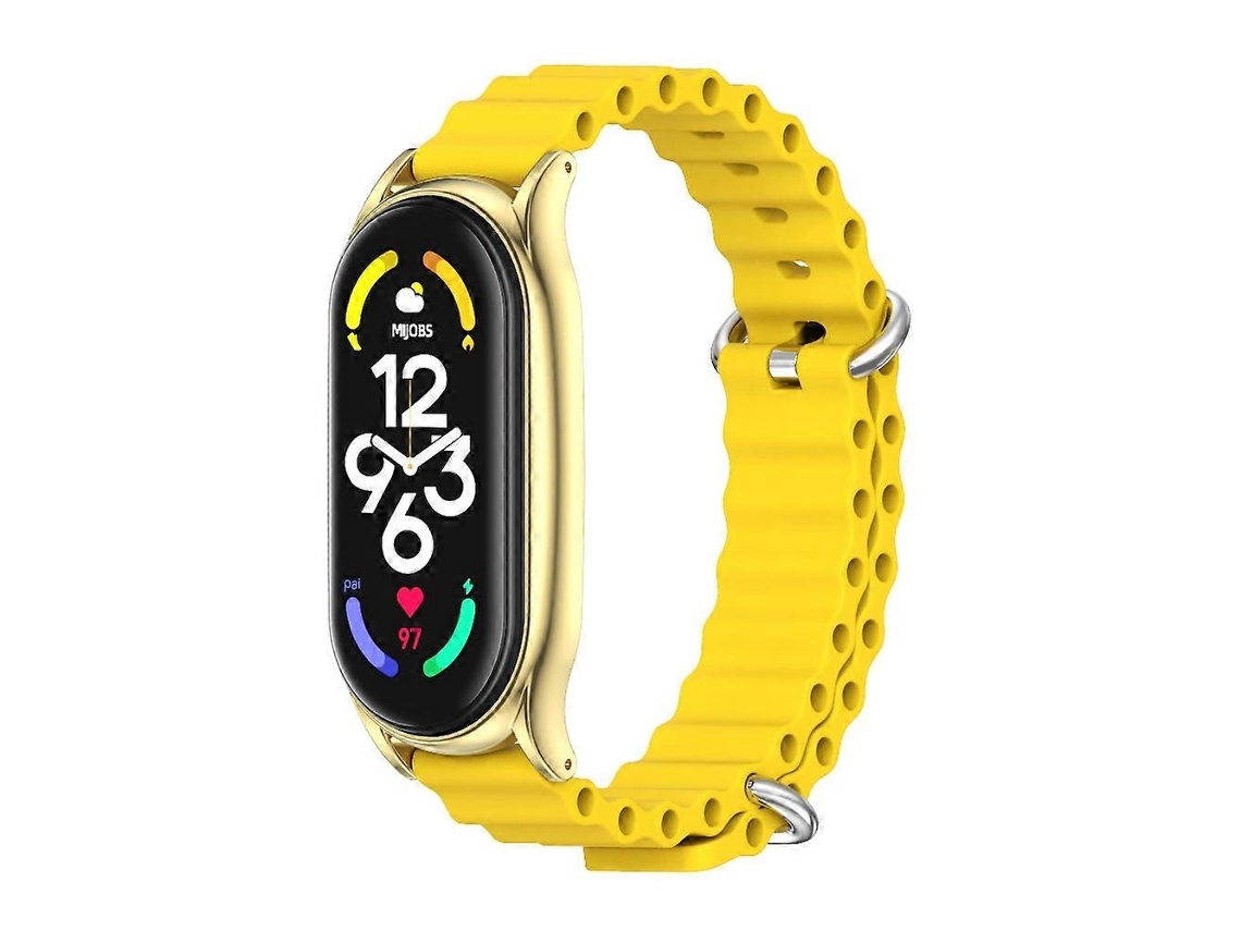 Pulseira De Silicone Respirável Mijobs Plus Para Xiaomi Mi Band 6/5/4/3