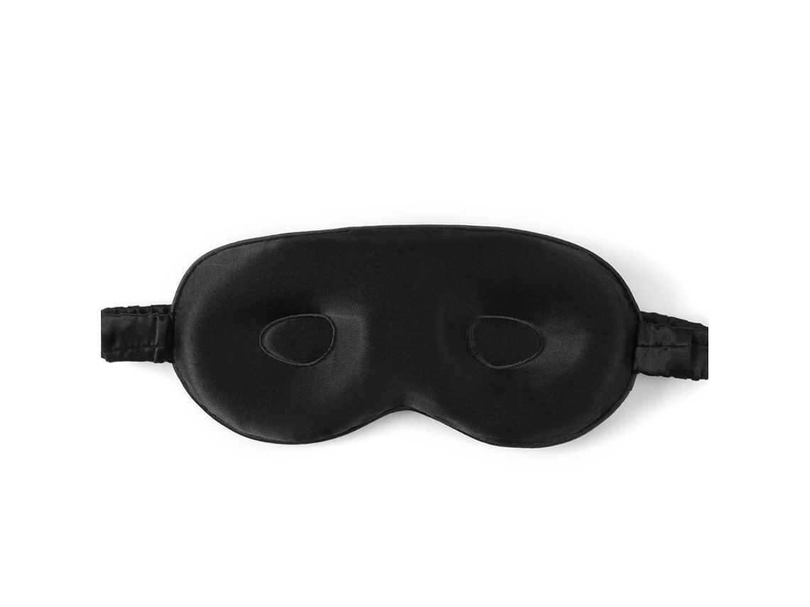 Máscara De Dormir Ajustável Em Seda De Amoreira 100% Pura venda Suave E Agradável, Bloqueia A Luz Perfeitamente Preto Hexinyigjly