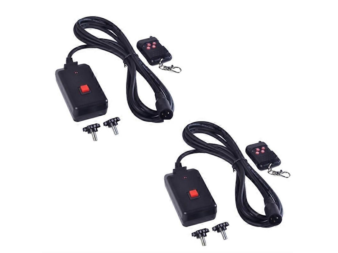 Peças 90-240vac 2 Em 1 Controle Remoto Sem Fio 3 Pinos Xlr Para Máquina De Fumaça Festa Dj Iluminação De Palco